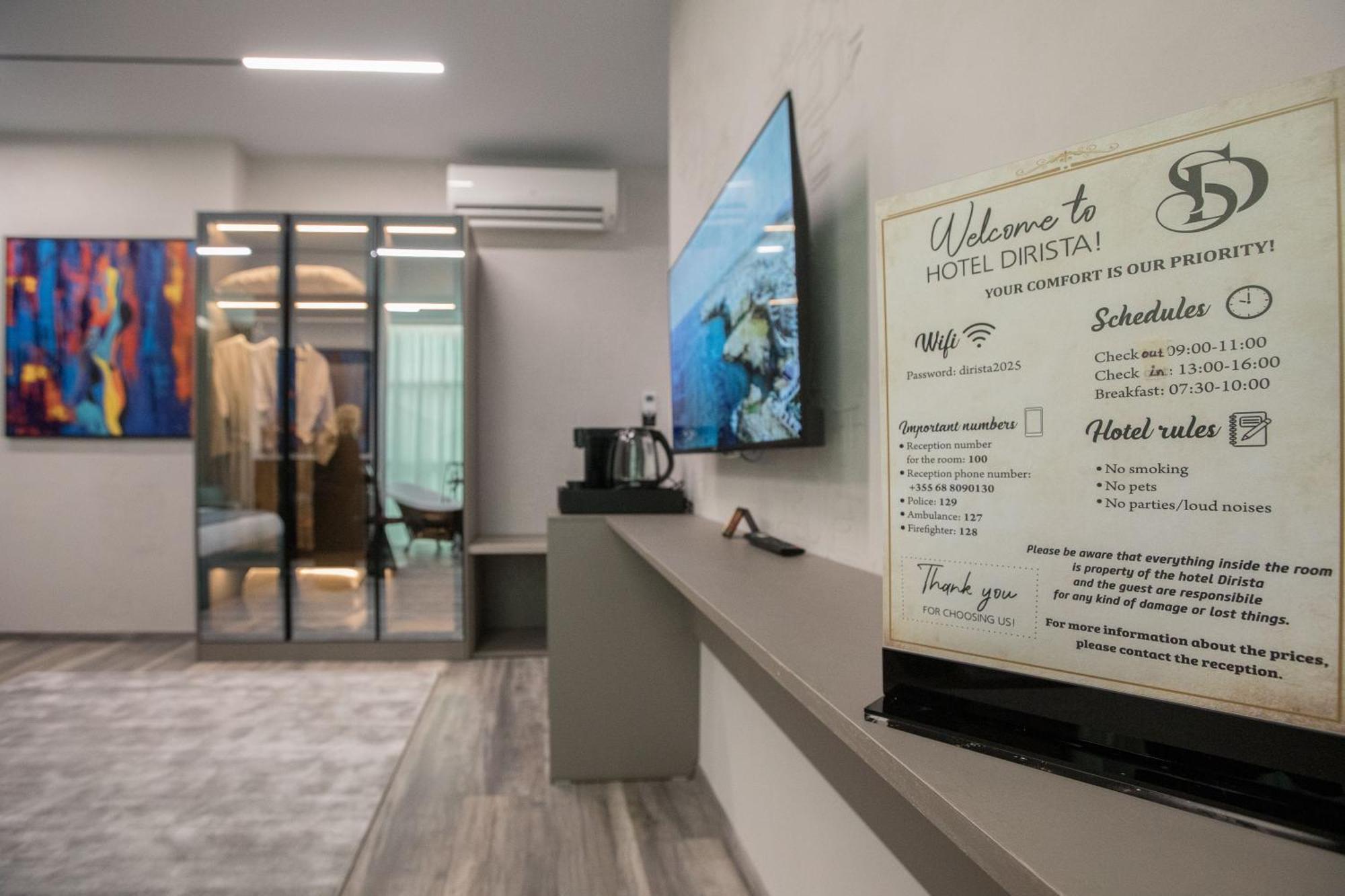 Hotel Dirista Шкодер Экстерьер фото